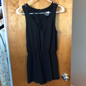 Dressy Romper w/Lace Detail